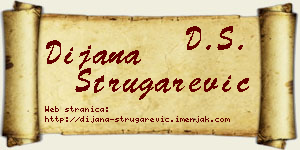 Dijana Strugarević vizit kartica